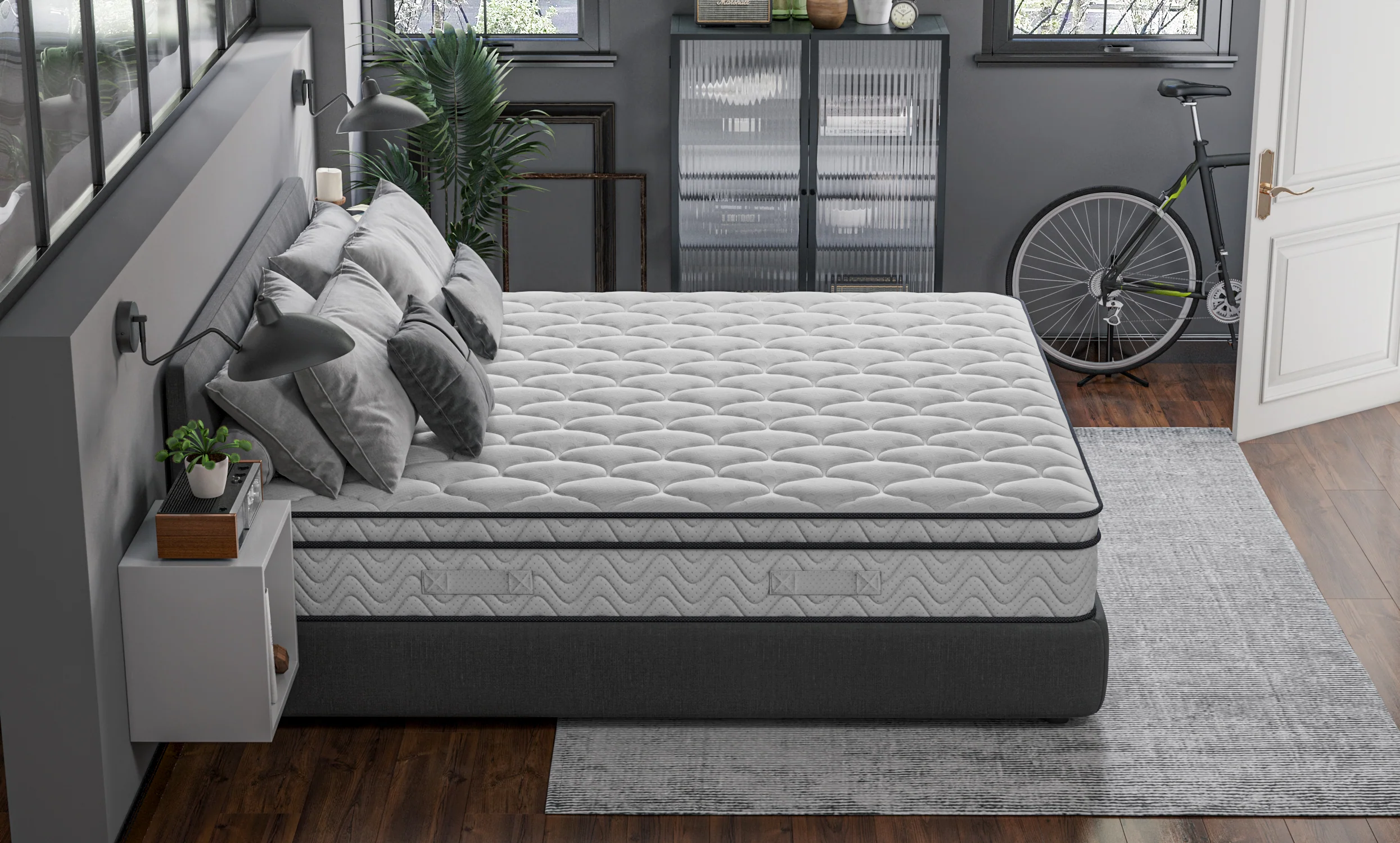 Vesgantti Pro Hybrid Mattress 10.3/8.7 inch Boxtop Mattress - Image 8