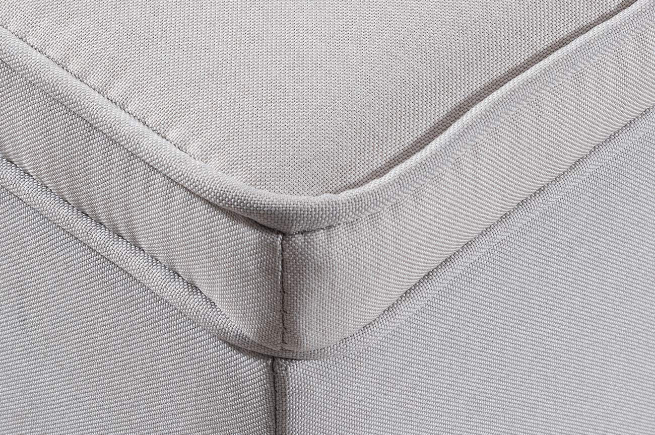 Rectangular Tufted Fabric Storage Bench - Image 6